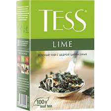 Чай TESS Лайм зел лист 100гр
