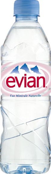 Вода минеральная ЭВИАН негазированная 0.5л ПЭТ