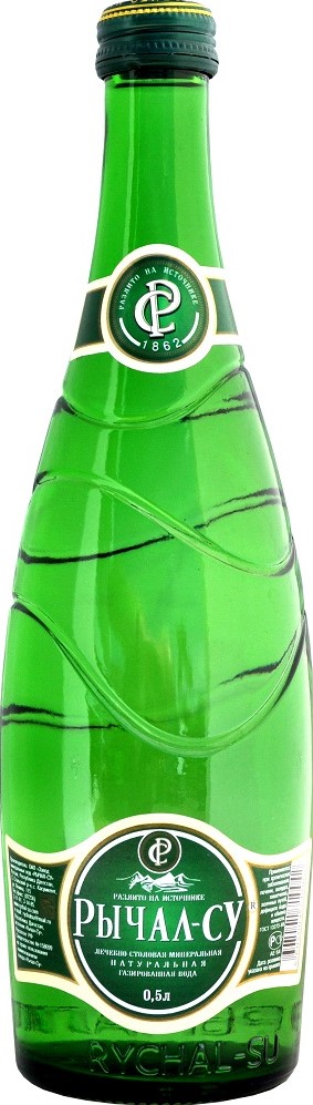 Вода минеральная РЫЧАЛ-СУ 0.5л стеклянная бутылка