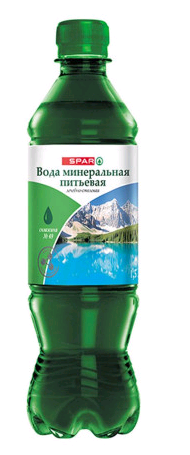 Вода SPAR минеральная питьевая лечебно-столовая №4 0.5л ПЭТ
