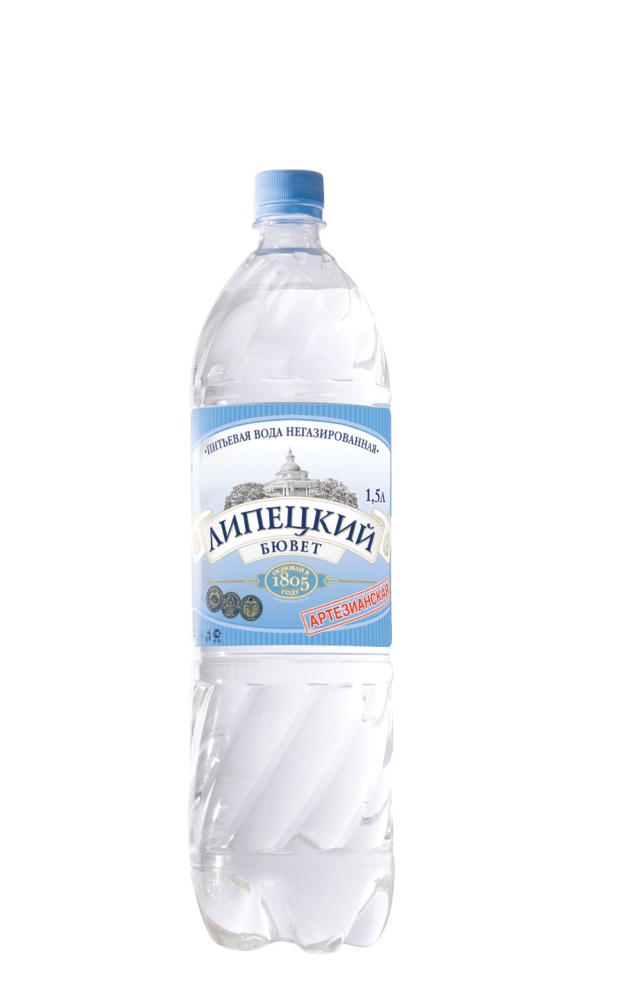 Вода питьевая ЛИПЕЦКИЙ БЮВЕТ артезианская негазированная 1.5л