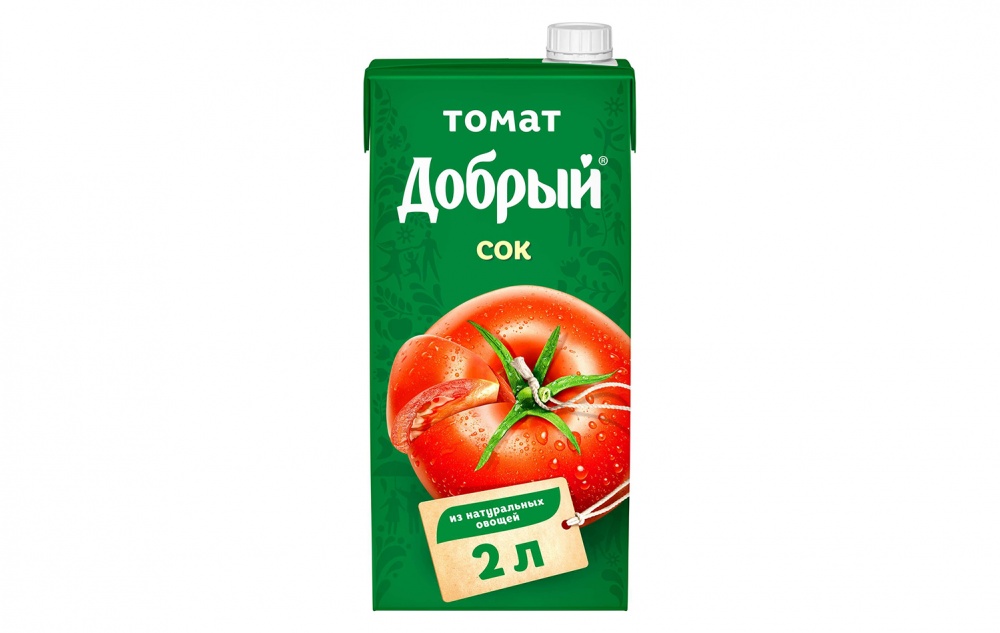 Сок добрый цена 1. Сок добрый томат 2л. Сок добрый 2 литра томат. Сок добрый томат 1л т.пак. Сок добрый яблоко/томат 1л.