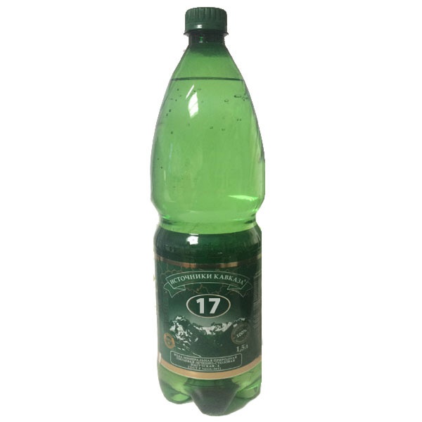 Вода минеральная ИСТОЧНИКИ КАВКАЗА №17 ГОСТ лечебно-столовая 0.5л стеклянная бутылка