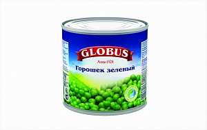 Горошек зеленый GLOBUS 425мл