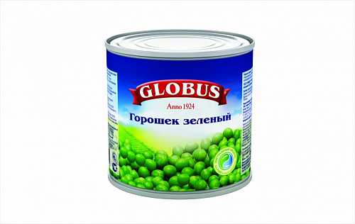 Горошек зеленый GLOBUS 425мл