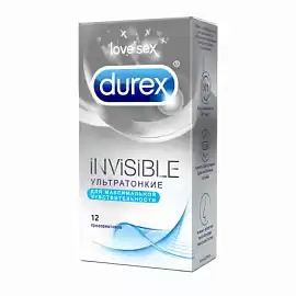 Презервативы DUREX Invisible ультратонкие №12 EMOJI