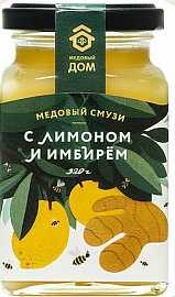 Медовый смузи МЕДОВЫЙ ДОМ лимон/имбирь 320гр