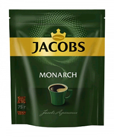 Кофе JACOBS MONARCH растворимый м/у 75гр