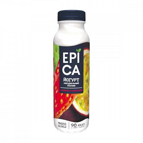 Йогурт EPICA клубника-маракуйя 2.5% пит 290гр