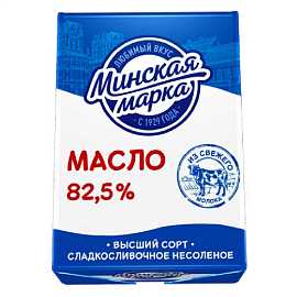 Масло МИНСКАЯ МАРКА 82.5% 180гр