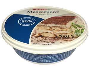 Сыр SPAR Mascarpone 80% 250гр