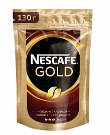 Кофе NESCAFE Gold NEW раств с доб нат м/у 130гр