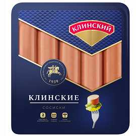 Сосиски КЛИНСКИЕ 460гр Клинский МК