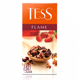 Чай TESS Flame гибис шиповник яблоко клубника 25*2г 50гр