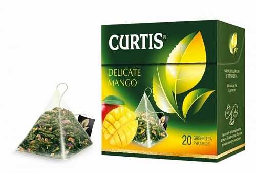 Чай Curtis Delicate Mango зеленый 20*1.8 36гр