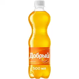Газ напиток ДОБРЫЙ Апельсин ПЭТ 0,5л