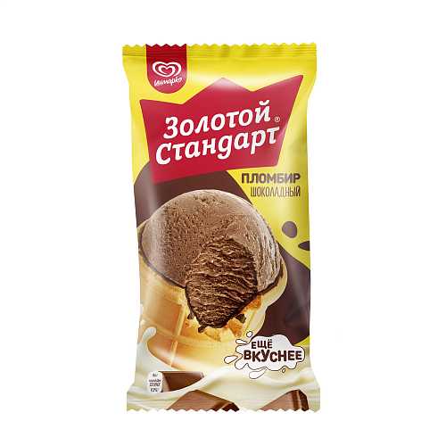Мороженое ЗОЛОТОЙ СТАНДАРТ шоколад в/ст 86гр