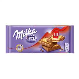 Шоколад МИЛКА молочный печенье LU 87гр