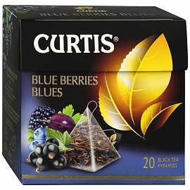 Чай CURTIS Blue Berries Blues черный ароматизированный 20пир*1.8г 36гр