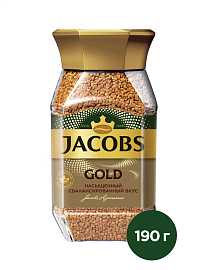 Кофе JACOBS GOLD растворимый 190гр