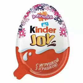 Яйцо шоколадное КИНДЕР Джой Infinimix дев Т24 20гр