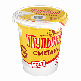 Сметана ТУЛЬСКАЯ 25% 300гр