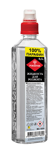 Жидкость д/розжига FORESTER 100% парафин 0.5л