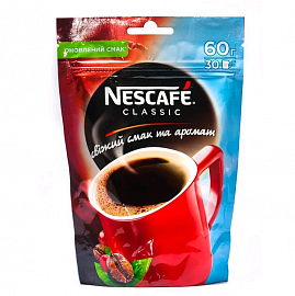 Кофе NESCAFE Classic пакет 60гр
