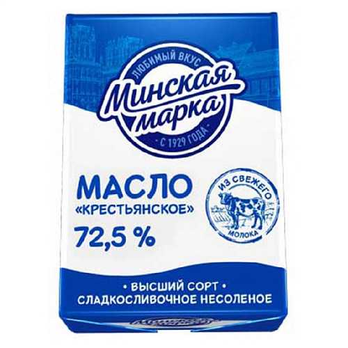 Масло МИНСКАЯ МАРКА крестьянск 72.5% 180гр