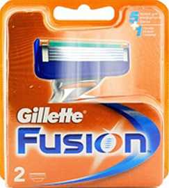 Кассеты GILLETTE Fusion 2шт
