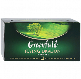 Чай ГРИНФИЛД Летающий дракон зеленый 25*2г 50гр