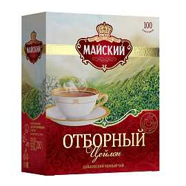 Чай МАЙСКИЙ отборный 100х2гр 200гр