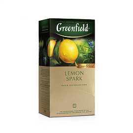 Чай ГРИНФИЛД Lemon Spark черный лимон 25*1.5г 37.5гр