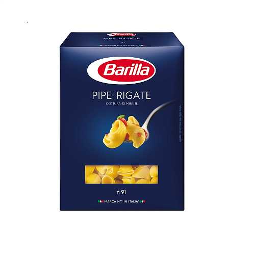 Макароны BARILLA пипе ригате № 91 450гр