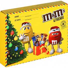 Новогодний подарок M&Ms Маленькая посылка 150гр