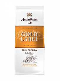 Кофе Амбассадор в зерн Gold Label пак 200гр