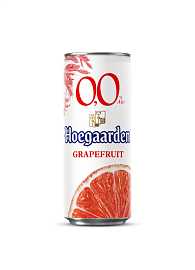 Пивной напиток ХУГАРДЕН грейпфрут светлый нефильтрованный БЕЗАЛКОГОЛЬНЫЙ 0,0% ж/б 0,33л
