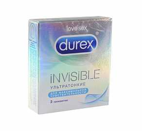 Презервативы DUREX Invisible ультратонкие №3 EMOJI