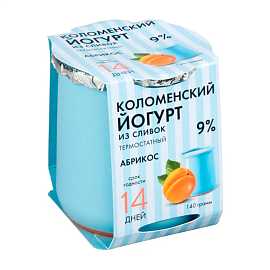 Йогурт КОЛОМЕНСКИЙ 3% абрикос 300гр
