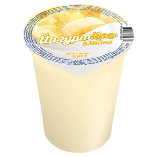 Десерт ЙогуртLine банан 10% 350гр