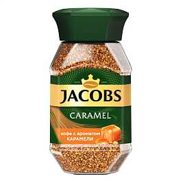 Кофе JACOBS Caramel с ароматом карамели с/б 95г
