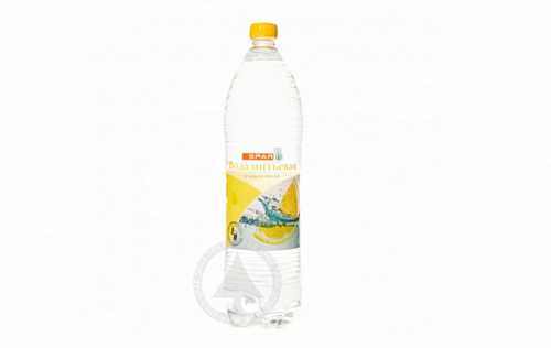 Вода SPAR лимон газированная ПЭТ 1.5л