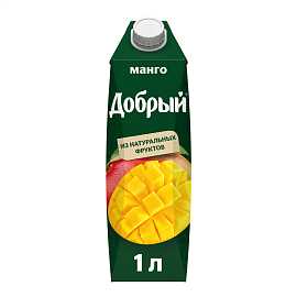 Напиток сокосод ДОБРЫЙ манго 1л