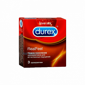 Презервативы DUREX №3 Real Feel