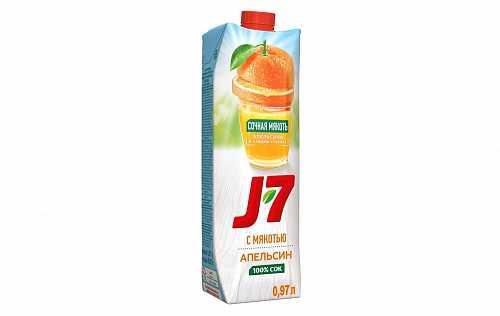 Сок Апельсиновый 0.97л тетра-пак J-7